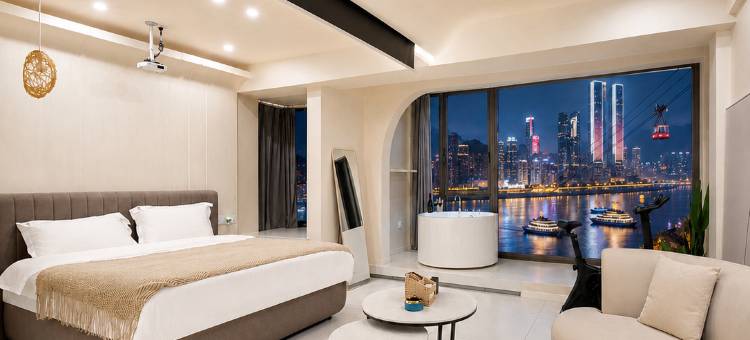 季禾·影音|City·View轻奢逸居(重庆解放碑洪崖洞店)图片