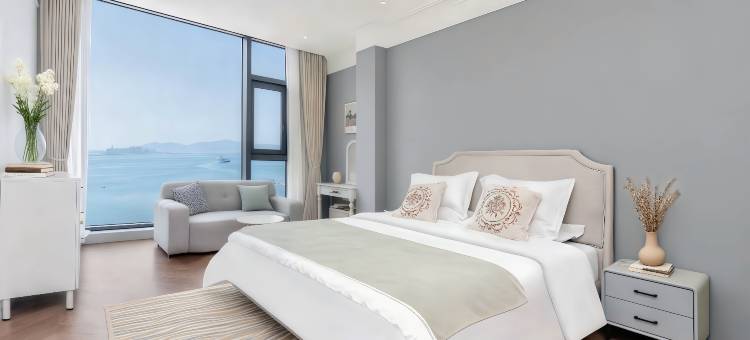 和风时屿·VibeParis海景|法式设计师民宿(威海韩乐坊高铁站店)图片