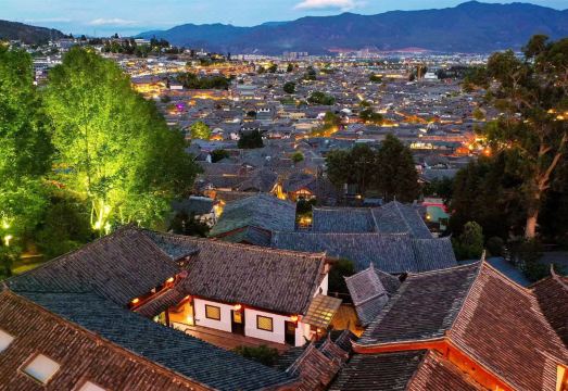 Dishui Danping Ancient City Panoramic Homestay (Lijiang Ancient City Sifang Street) over view