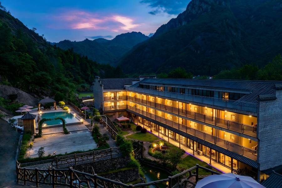仙居隱泉·山野溯溪·星空泳池親子度假Villa民宿(神仙居淡竹店)