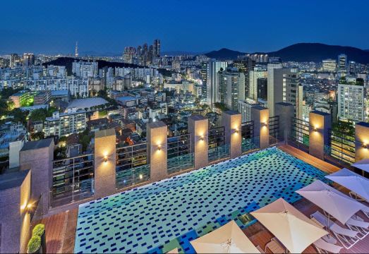 希尔顿花园酒店首尔江南外景图