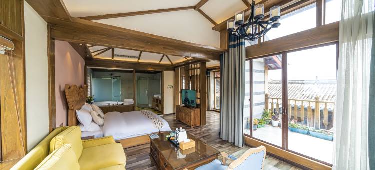 Accompany·艺束 | 山衔落日寻新中式设计庭院(束河古镇店)图片