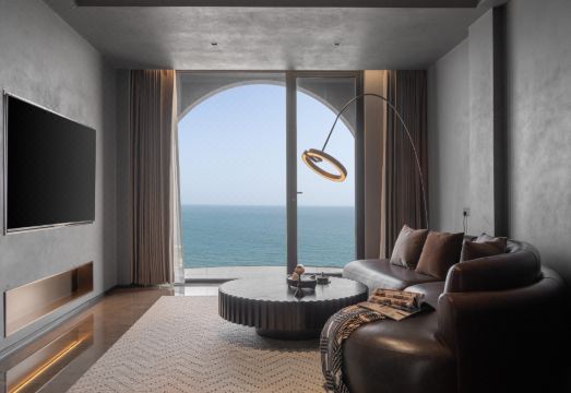 湄洲岛观日晓山庄外景图