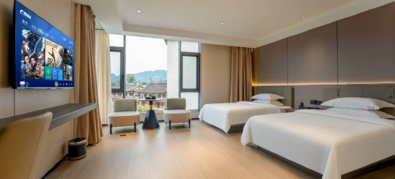武夷山·Mountain view全景观山丨椿己山居(九曲溪竹筏码头店)图片
