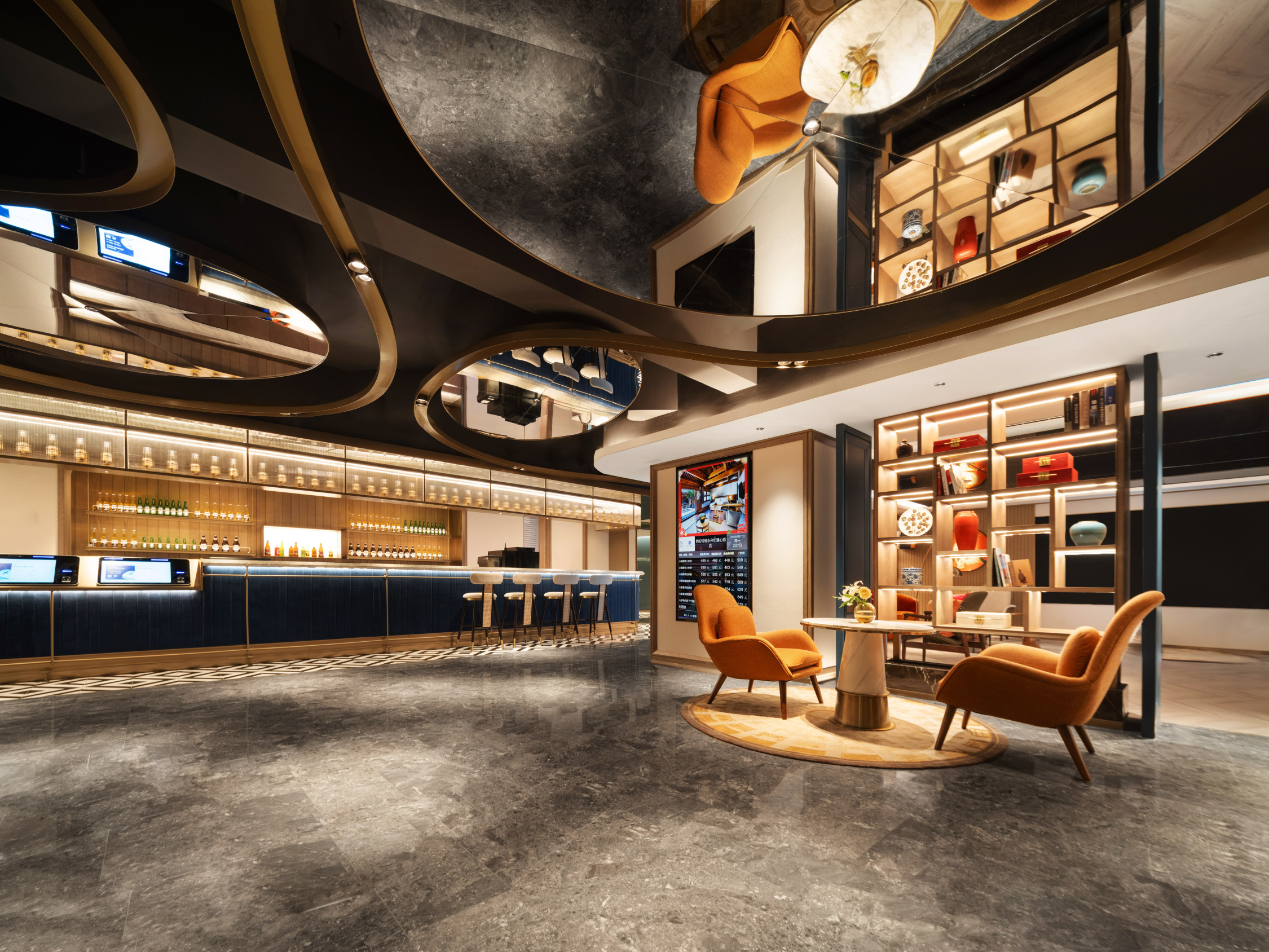 Manxin Hotel Xi'an Bell and Drum Tower Yongxingfang Over view