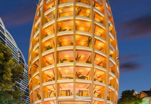 觅度套房| SkypoolAuroraSuite云端恒温泳池酒店（告庄西双景店）外景图