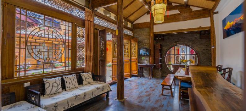 晴初阁·Mirth-sun新中式·秘密花园│东方美学民宿(古城大水车店)图片