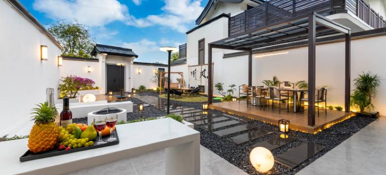 清远湖蝶湾星柚泳道温泉度假别墅图片