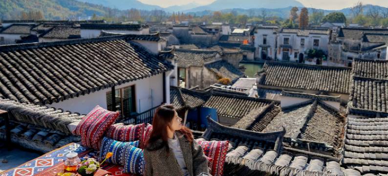 宏村木画说观景民宿(月沼店)图片