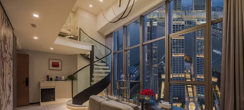 重庆欧辰高空江景酒店(解放碑来福士广场店)图片