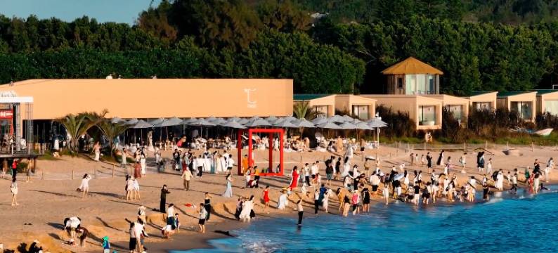 湄屿宿集·夕岸日落海景沙滩民宿图片