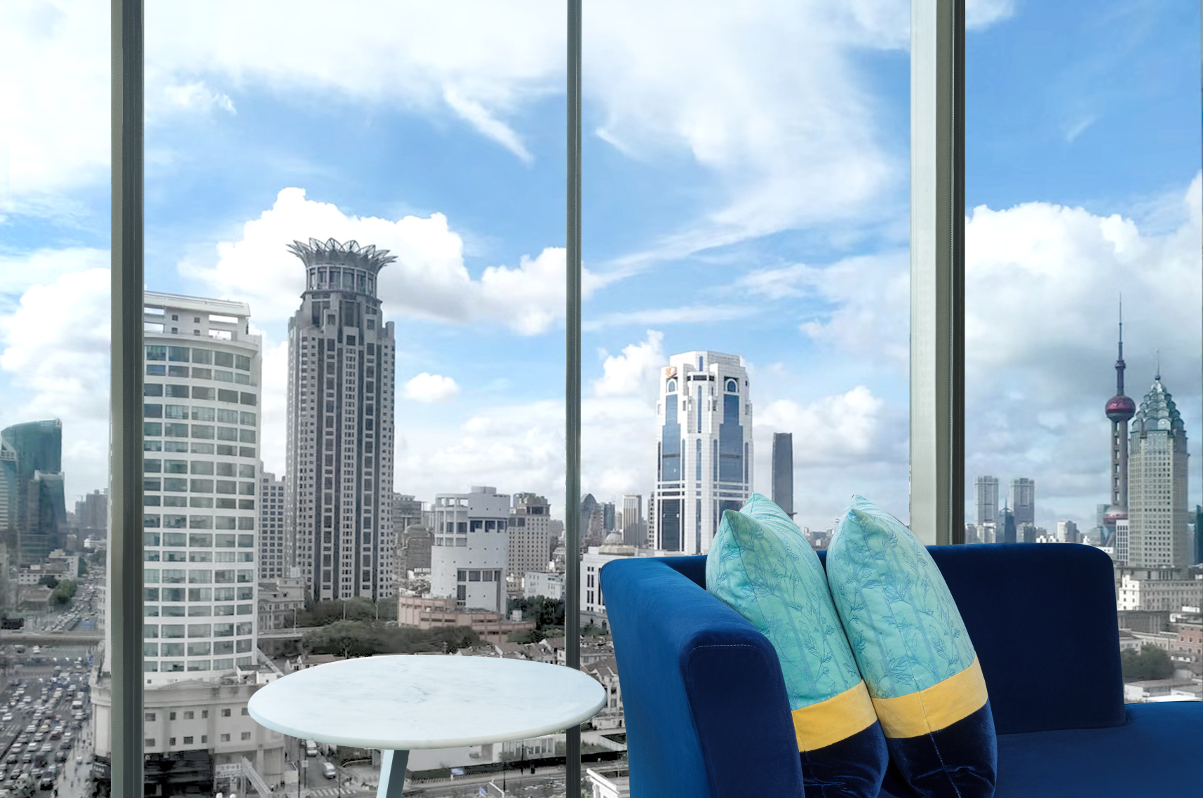 Renaissance Shanghai Yu Garden Hotel on the BundOver view