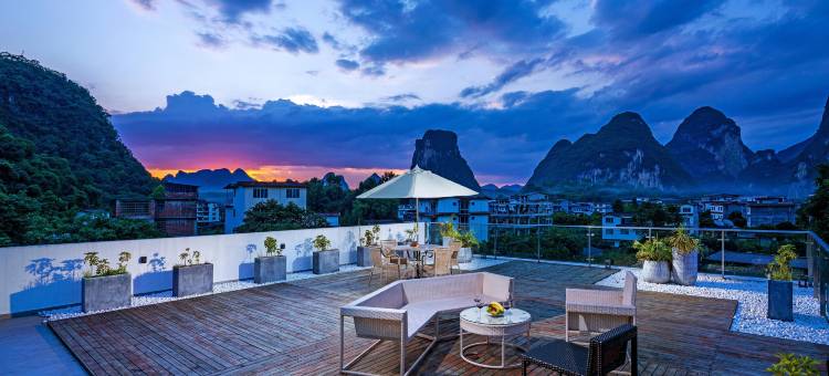 阳朔璞院·VILLA花园星空泳池全景度假酒店图片