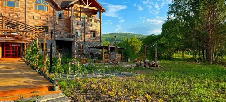 北极村伊格里木屋图片