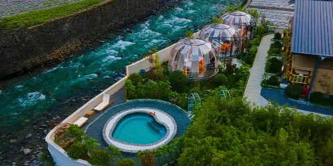 木巴爾小屋•湯泉露營民宿(畢棚溝景區理小路店)