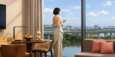 洛禾・雲舍|一線河景Designer奢品酒店(珠江路美食廣場萬達店)