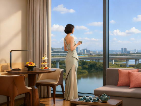 洛禾・云舍|一线河景Designer奢品酒店(珠江路美食广场万达店)