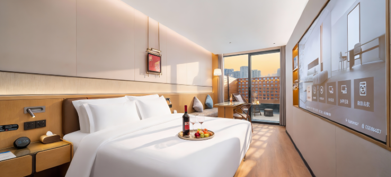 璞邸•曼居•红砖肌理180°全景酒店(御窑厂陶阳里店)图片