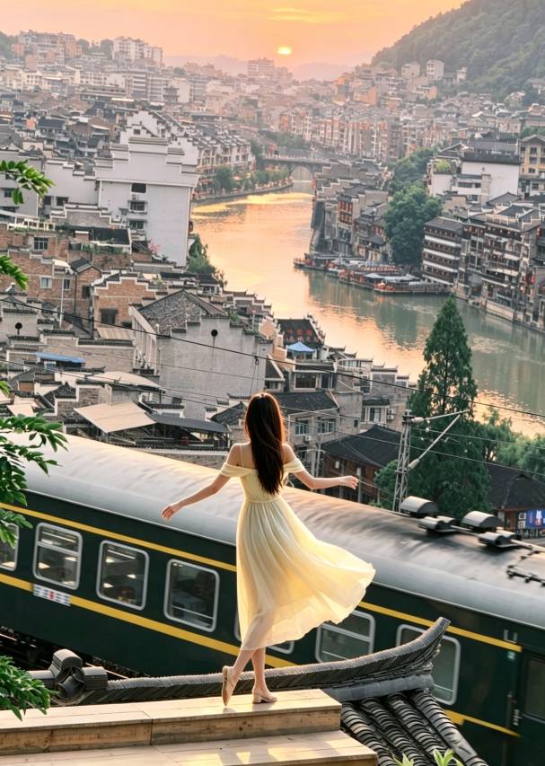 阅美河畔·全景丨Vista Hostelry美宿(镇远古城祝圣桥店)图片