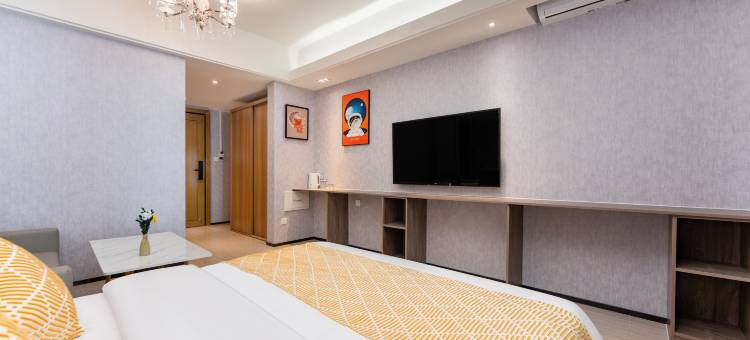 漫汀|极简主义·空间艺术氛围·城景时光酒店(山东理工大学店)图片