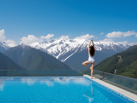 云漫·Glacier Valley Resort·温泉度假酒店(冰川森林公园店)