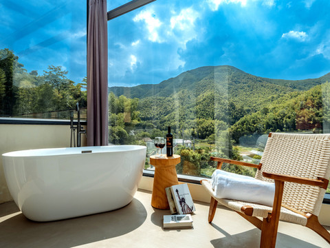 燕栖湖湾Holiday Villa山水庭院丨设计师轻奢美宿(九华山店)