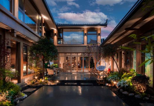 丽江古城素隐堂客栈外景图