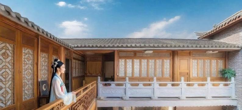 枕畔・忆和顺・水榭天井丨传承古院・180°花园观景美宿(和顺古镇店)图片