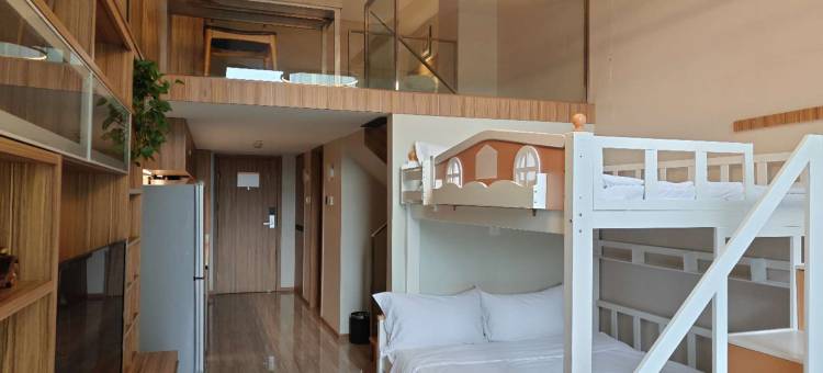 INS潮舍•270°千步廊色|LOFT美学设计酒店(上海浦东杨浦大桥店)图片