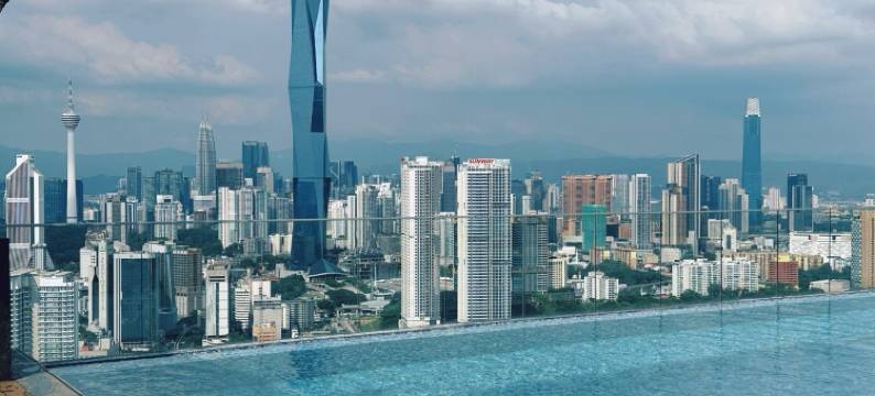 吉隆坡中央车站天空泳池套房民宿(Sky Pool Suites KL Sentral 4 pax Kuala Lumpur 118, The Riveria City, KL Sentral)图片