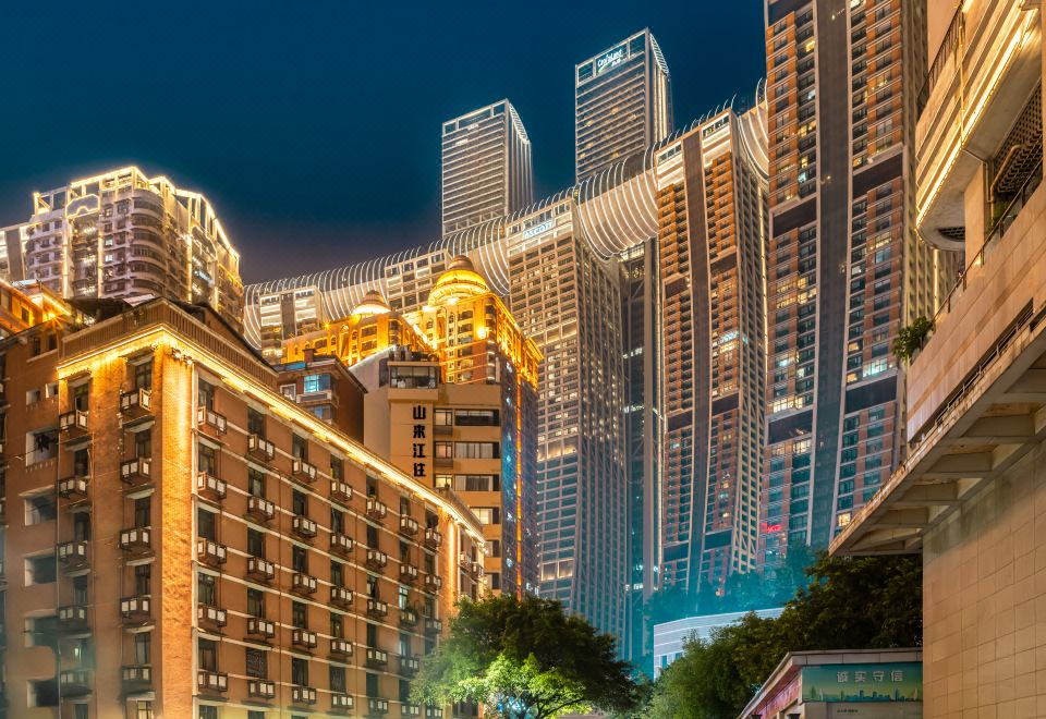 重庆山来江往酒店（解放碑洪崖洞店）外景图