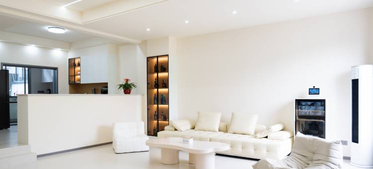 窑池居奶油风艺术设计观景美宿(宜兴窑湖小镇店)图片