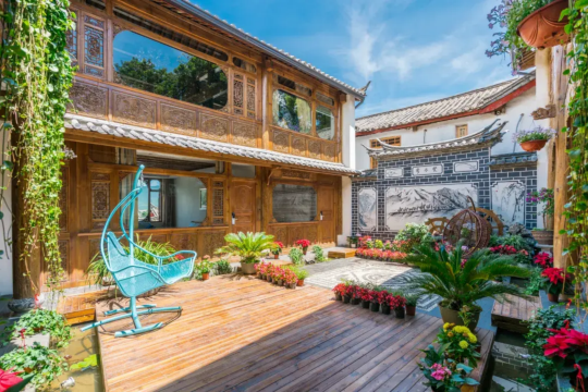 玉满楼丨雪山观景全景客栈(丽江古城大水车店)图片