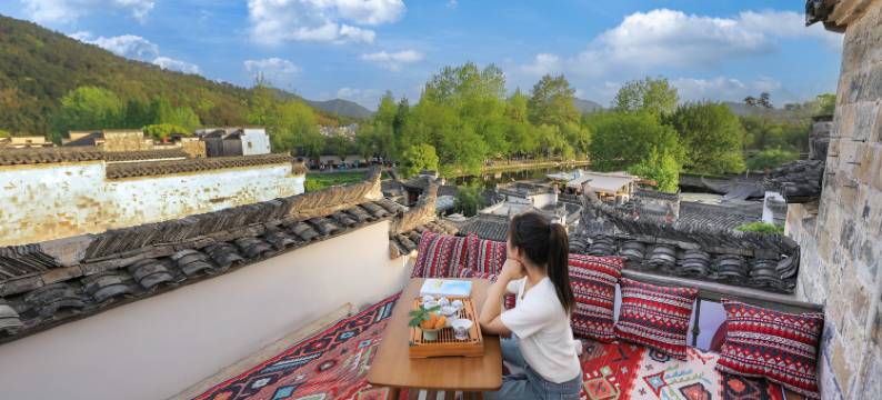 宏村万兴楼·南湖畔花园民宿图片