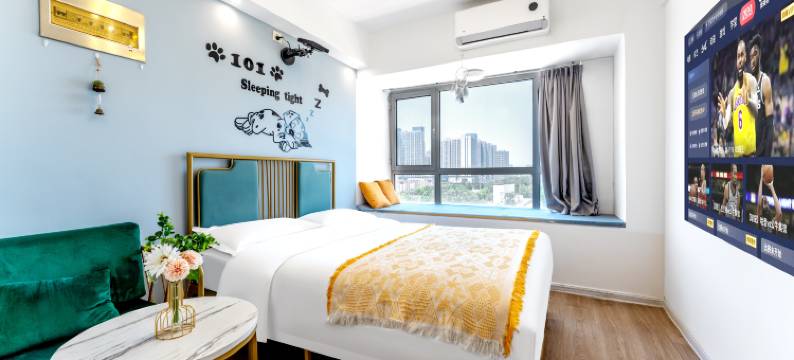 筑梦观影酒店(郑州大学新校区河南工业大学地铁站店)图片