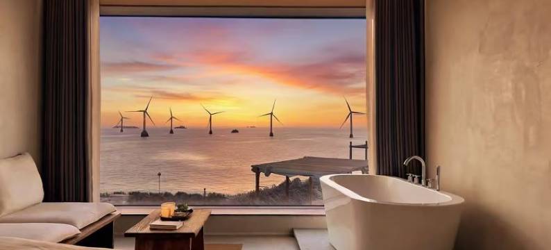 平潭肆禧君山日出海景庄园图片