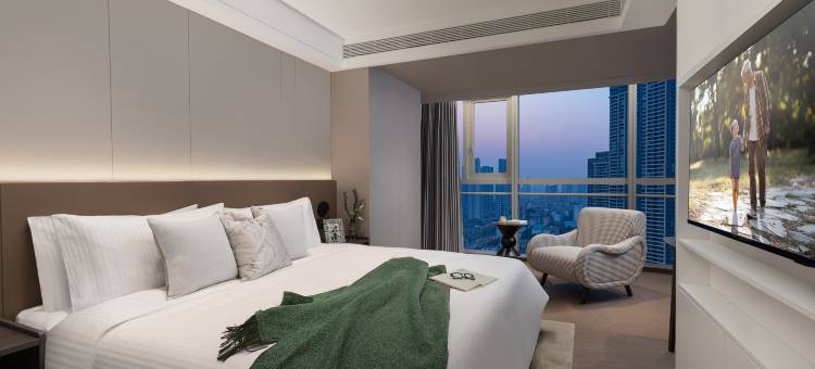 武汉盛捷未来中心酒店公寓(武汉动物园国际博览中心店)图片