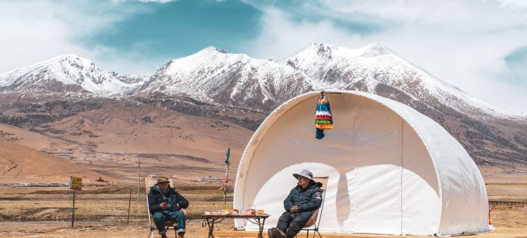 当雄雪山星空营地图片