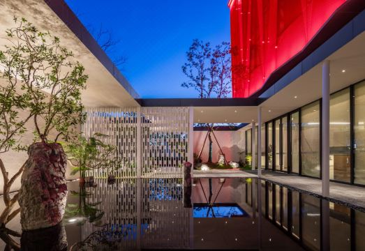 常州舜山花间府·怀槿外景图