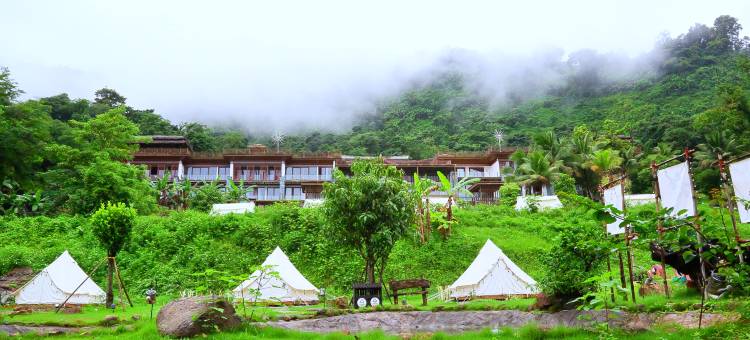 山水居森林瀑布营地(百花岭店)图片