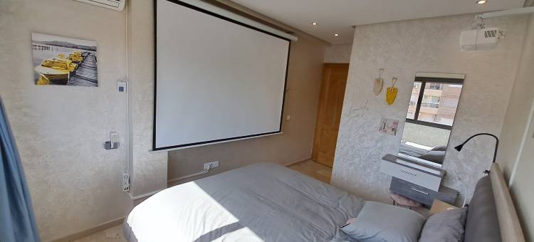 Gueliz .2,3km Jemaa el-fna netflx 電視 50 英寸，私人公寓空調(New luxury Apartemnt Modern Gueliz Marrakech)图片