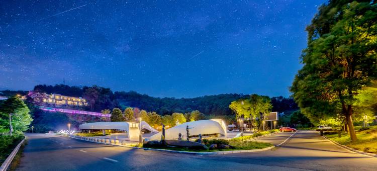 云躲一号私汤泳池院子图片