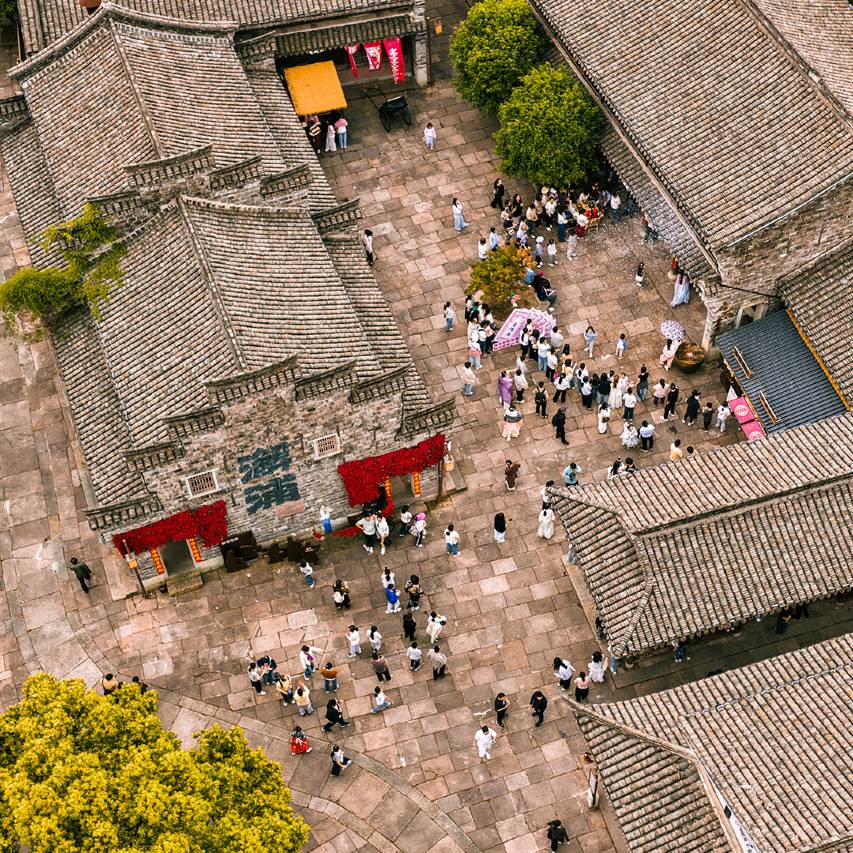 宁波十七房开元观堂图片
