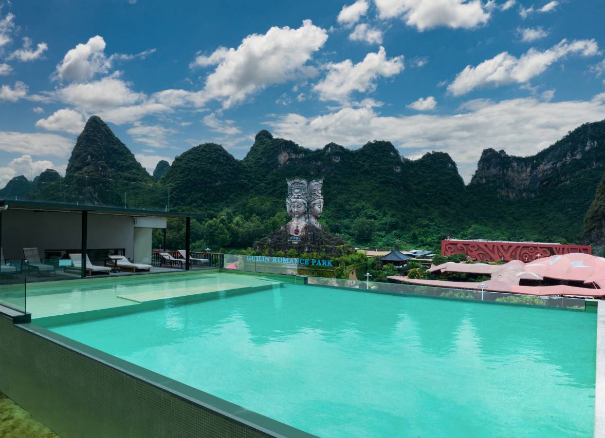 沐野山墅酒店(阳朔遇龙河生态公园桂林千古情店)图片