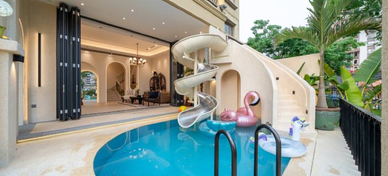 东山海蓝蓝温泉泳池度假别墅图片