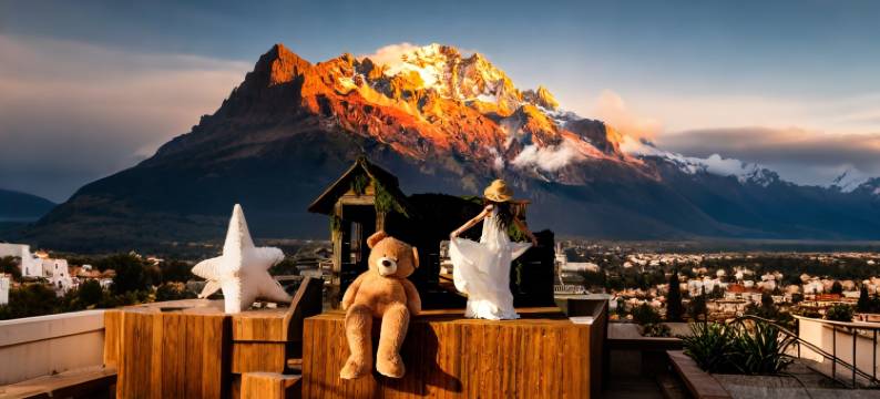 雪山来信·日照金山｜云境私汤雪山全景度假美宿(白沙古镇店)图片