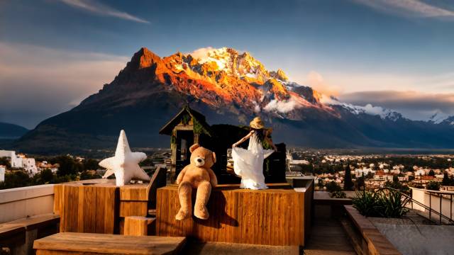 雪山来信·日照金山|云境私汤雪山全景度假美宿(白沙古镇店)