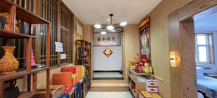 五台山枫林山居图片