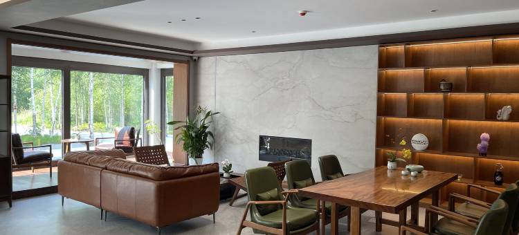 水韵雅居别墅酒店(初心广场中国漠河美食一条街店)图片