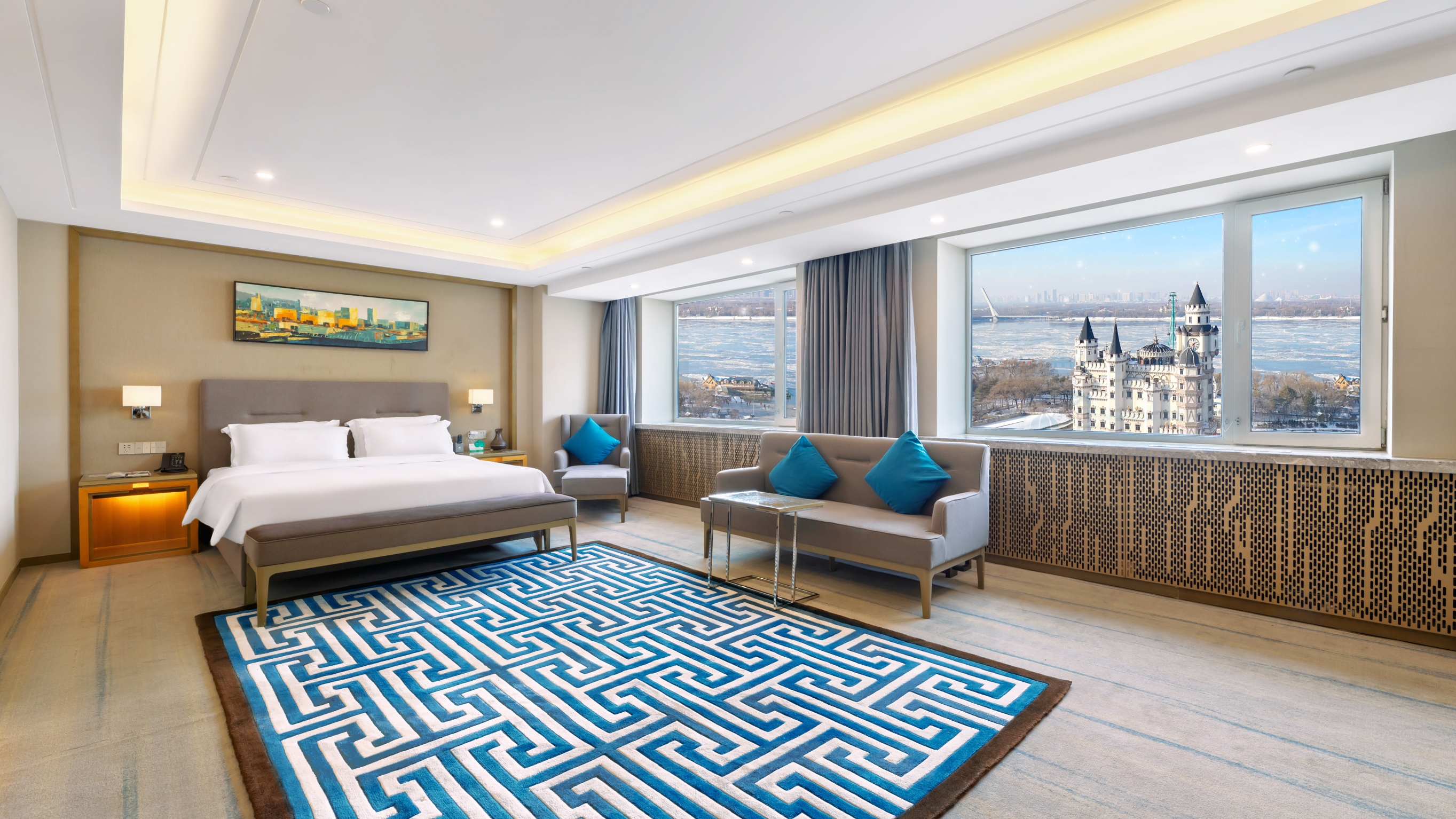 Harbin Central Street Habsburg Hotel (Sofia Church) Over view